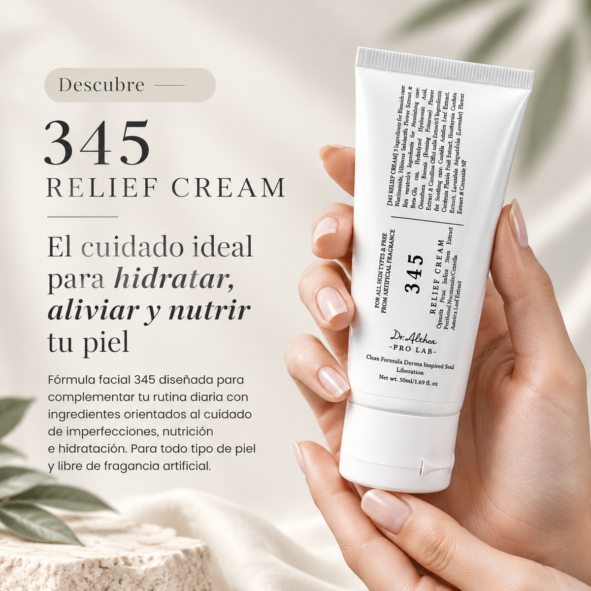 CREMA 345 HIDRATACIÓN Y SUAVIDAD | PRODUCTO IMPORTADO