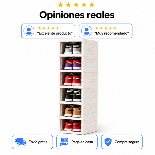Organizador de Zapatos 6 Nivel Plegables