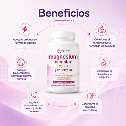 MAGNESIO FEMENINO 20 EN 1 | PRODUCTO IMPORTADO